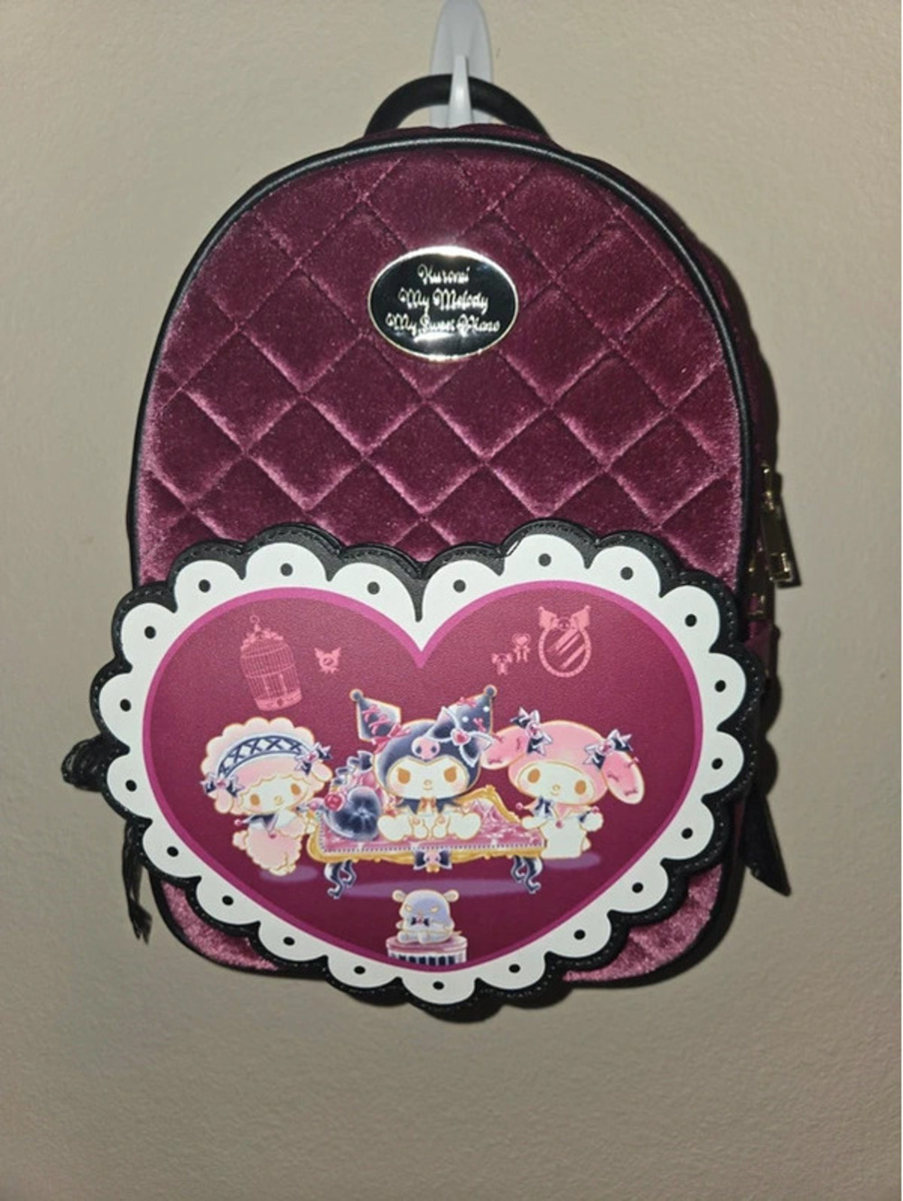 Kuromi My Melody My Sweet Piano Bag backpack